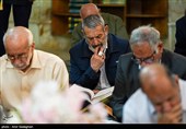 مراسم جزخوانی قرآن کریم  در حرم مطهر حضرت شاهچراغ (ع)