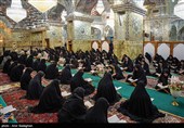 مراسم جزخوانی قرآن کریم  در حرم مطهر حضرت شاهچراغ (ع)