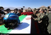 مراسم تشییع پیکر 2 شهید خلبان هوانیروز در اصفهان