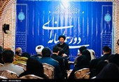 دورهمی آیت‌الله سید حسن عاملی با رسانه‌های استان اردبیل