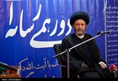 دورهمی آیت‌الله سید حسن عاملی با رسانه‌های استان اردبیل