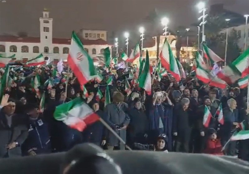 طوفان حضور مردم گیلان در حمایت از وعده صادق 4