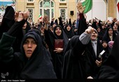 اجتماع مردم قزوین در محکومیت حمله آمریکا و اسرائیل 