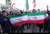 اجتماع مردم قم در محکومیت آمریکا و اسرائیل