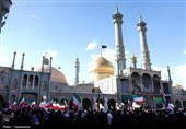 اجتماع مردم قم در محکومیت آمریکا و اسرائیل