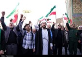اجتماع مردم قم در محکومیت آمریکا و اسرائیل