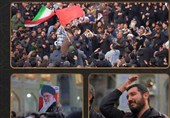 ملت ایران در سوگ پدر با اراده ای پولادین به سوی قدس