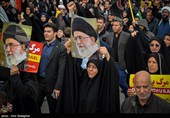 تجمع سوگواران رهبر شهید انقلاب در شیراز