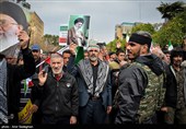 تجمع سوگواران رهبر شهید انقلاب در شیراز