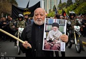 تجمع سوگواران رهبر شهید انقلاب در شیراز