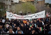 تجمع سوگواران رهبر شهید انقلاب در شیراز