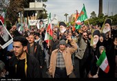تجمع سوگواران رهبر شهید انقلاب در شیراز