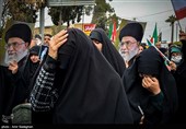 تجمع سوگواران رهبر شهید انقلاب در شیراز