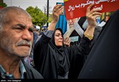 تجمع سوگواران رهبر شهید انقلاب در شیراز