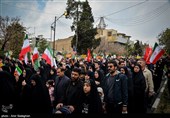 تجمع سوگواران رهبر شهید انقلاب در شیراز