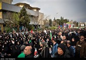 تجمع سوگواران رهبر شهید انقلاب در شیراز