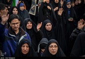 تجمع سوگواران رهبر شهید انقلاب در شیراز