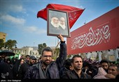 تجمع سوگواران رهبر شهید انقلاب در شیراز
