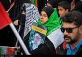 تجمع سوگواران رهبر شهید انقلاب در شیراز