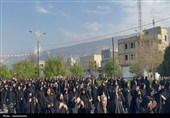 عزاداری مردم چرام در فراق رهبر عزیز انقلاب+تصاویر