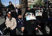 تجمع سوگواران رهبر شهید انقلاب در اهواز