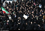 تجمع سوگواران رهبر شهید انقلاب در اهواز