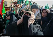 تجمع سوگواران رهبر شهید انقلاب در اهواز