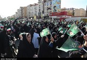 تجمع سوگواران رهبر شهید انقلاب در اهواز