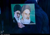 تجمع سوگواران رهبر شهید انقلاب در خرم آباد