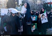 تجمع سوگواران رهبر شهید انقلاب در خرم آباد