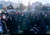 تجمع سوگواران رهبر شهید انقلاب در خرم آباد