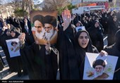 تجمع سوگواران رهبر شهید انقلاب در خرم آباد
