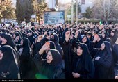 تجمع سوگواران رهبر شهید انقلاب در خرم آباد