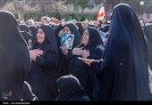 تجمع سوگواران رهبر شهید انقلاب در خرم آباد