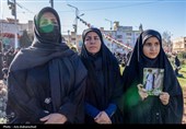 تجمع سوگواران رهبر شهید انقلاب در خرم آباد