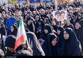 تجمع سوگواران رهبر شهید انقلاب در خرم آباد