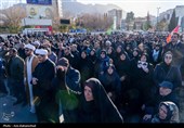 تجمع سوگواران رهبر شهید انقلاب در خرم آباد