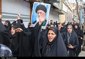 تجمع سوگواران رهبر شهید انقلاب در اردبیل