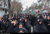 تجمع سوگواران رهبر شهید انقلاب در اردبیل