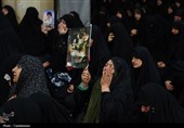 برپایی مراسم سوگواری رهبر شهید انقلاب در حرم بانوی کرامت