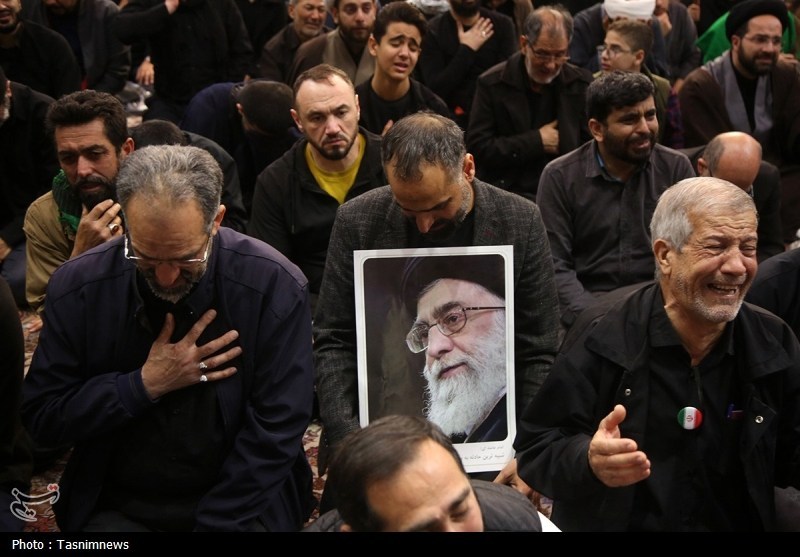 روایت مراسم سوگواری امام خامنه‌ای در دفتر نماینده ولی‌فقیه