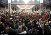 برپایی مراسم سوگواری رهبر شهید انقلاب در حرم بانوی کرامت
