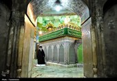 تصاویری از حضور امام خامنه‌ای در حرم حضرت معصومه(س)