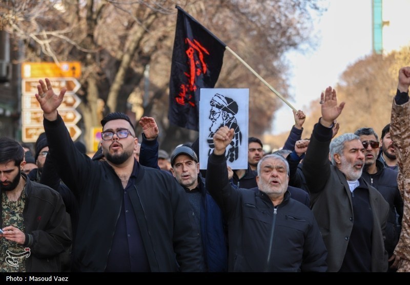 تبریز، لبریز از اشک و حماسه در تشییع شهدای حملات آمریکایی صهیونی