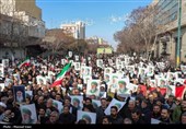 تجمع سوگواران رهبر شهید انقلاب در تبریز