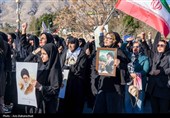 تجمع سوگواران رهبر شهید انقلاب در خرم آباد