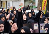 تجمع سوگواران رهبر شهید انقلاب در بجنورد