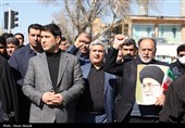 اجتماع مردم کردستان در پی شهادت رهبر معظم انقلاب