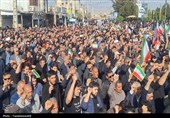 حضور پرشور مردم در میدان امام حسین(ع) دهدشت