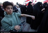 اجتماع عزاداری شهادت امام خامنه‌ای در همدان